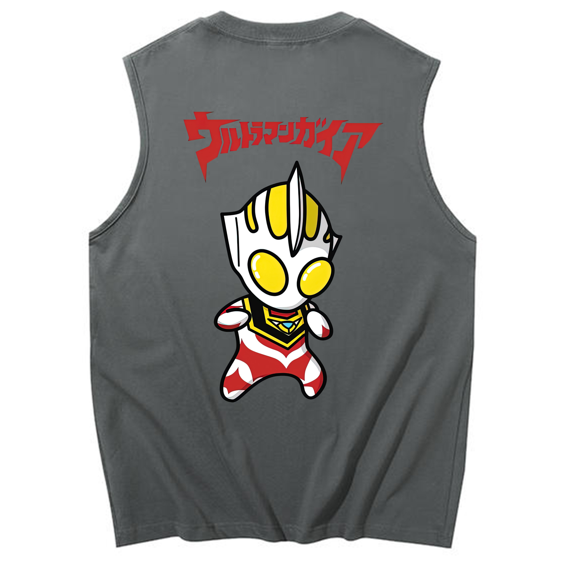 （画像用） ウルトラマン Ultraman コットン100％タンクトップ（背面プリント）